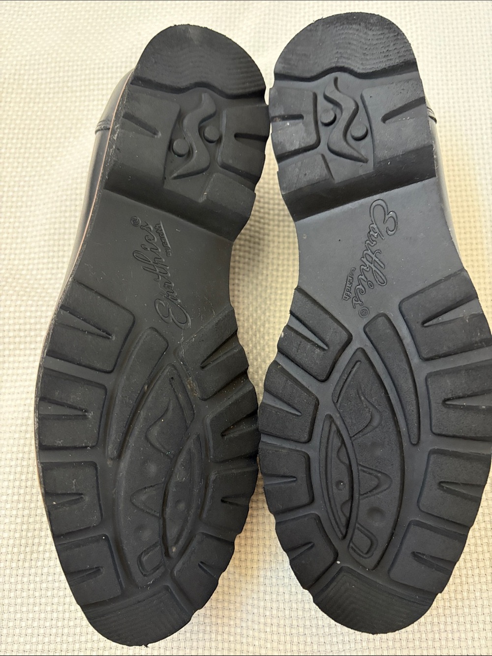 Earthies Black Leather & Haircalf Penny Loafers - Picture 5 of 9